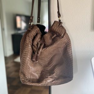 Hunting Season | Large Python Bucket Bag